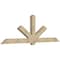 Ekena Millwork Kennewick Rough Sawn Timber Gable Bracket, Douglas Fir, 108"W x 36"H x 4"D x 6"F, 8/12 Pitch GBW108X36X0406KEN00RDF - alternate 3
